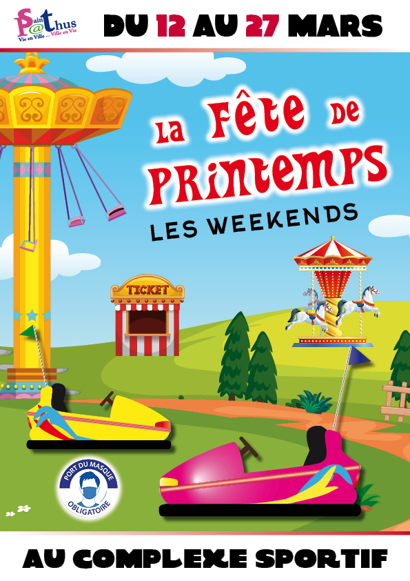 affiche fête de printemps 2022