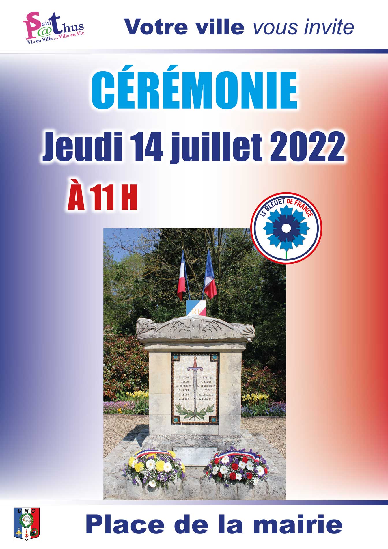 Affiche du 14 juillet 2022