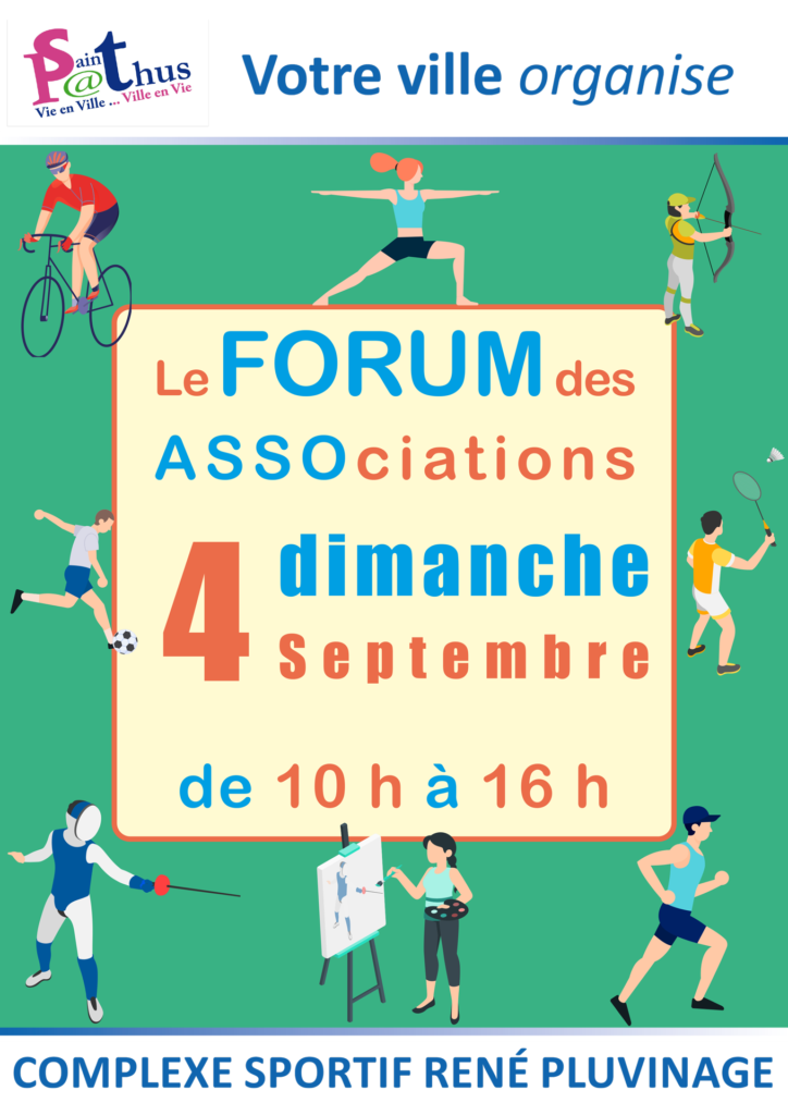 L'affiche de l'édition 2022 du forum des associations de Saint-Pathus 